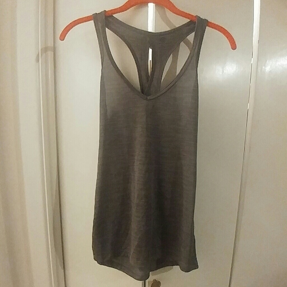 Champion sheer gray athletic tank top